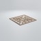 Ekena Millwork Medium Harlingen Decorative Fretwork Wood Wall Panels, Hickory, 15 3/8"W x 15 3/8"H x 3/8"T WALW16X16X0375GLNHI - alternate 6